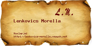 Lenkovics Morella névjegykártya